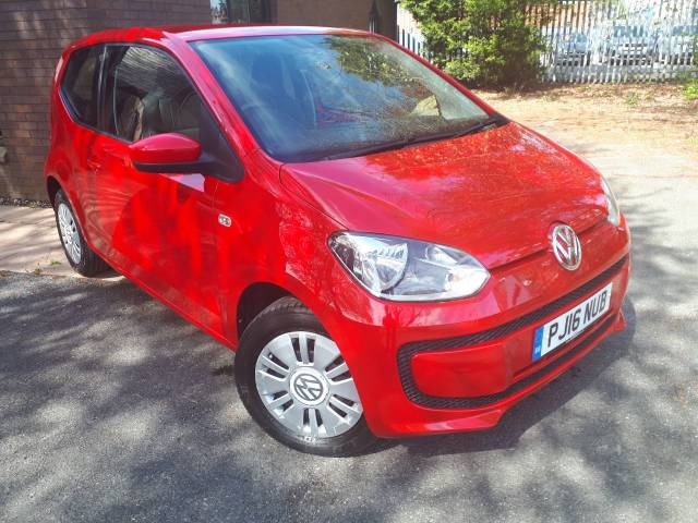 Volkswagen Up 1.0 Move Up 3dr Hatchback Petrol Red