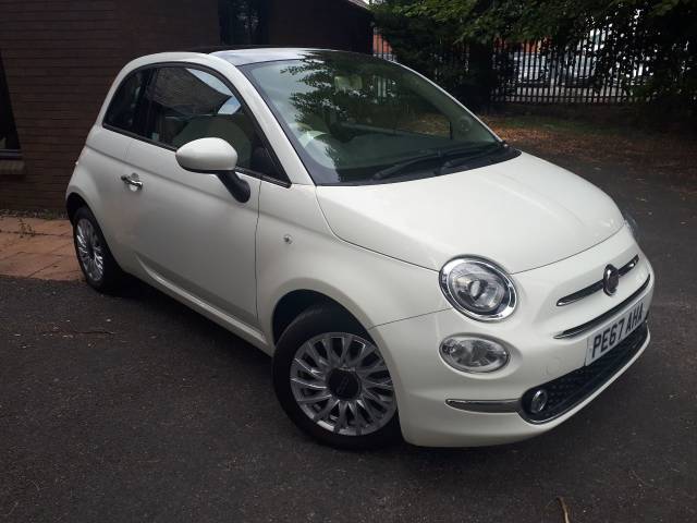 Fiat 500 1.2 Lounge 3dr Hatchback Petrol White