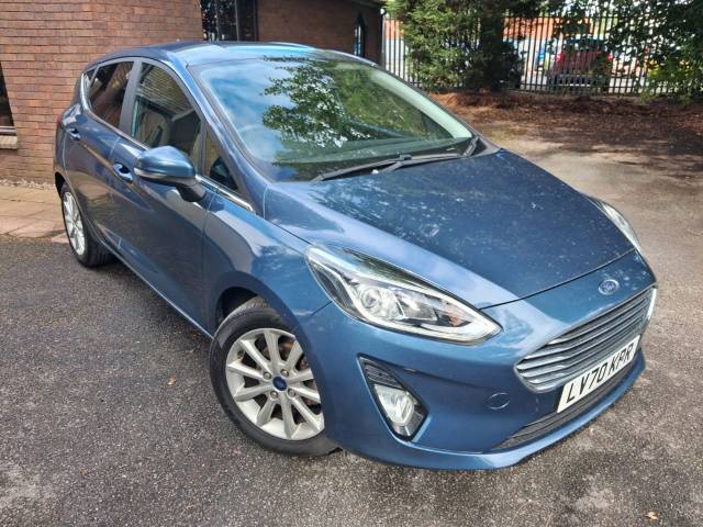 Ford Fiesta 1.0 EcoBoost Hybrid mHEV 125 Titanium 5dr Hatchback Petrol Chrome Blue