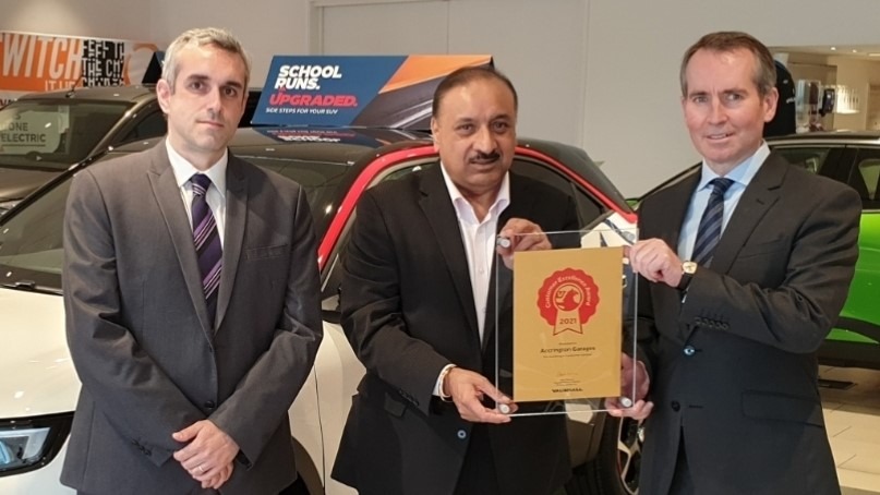 ACCRINGTON GARAGES TAKE TOP SPOT AS UK'S NUMBER ONE VAUXHALL RETAILER