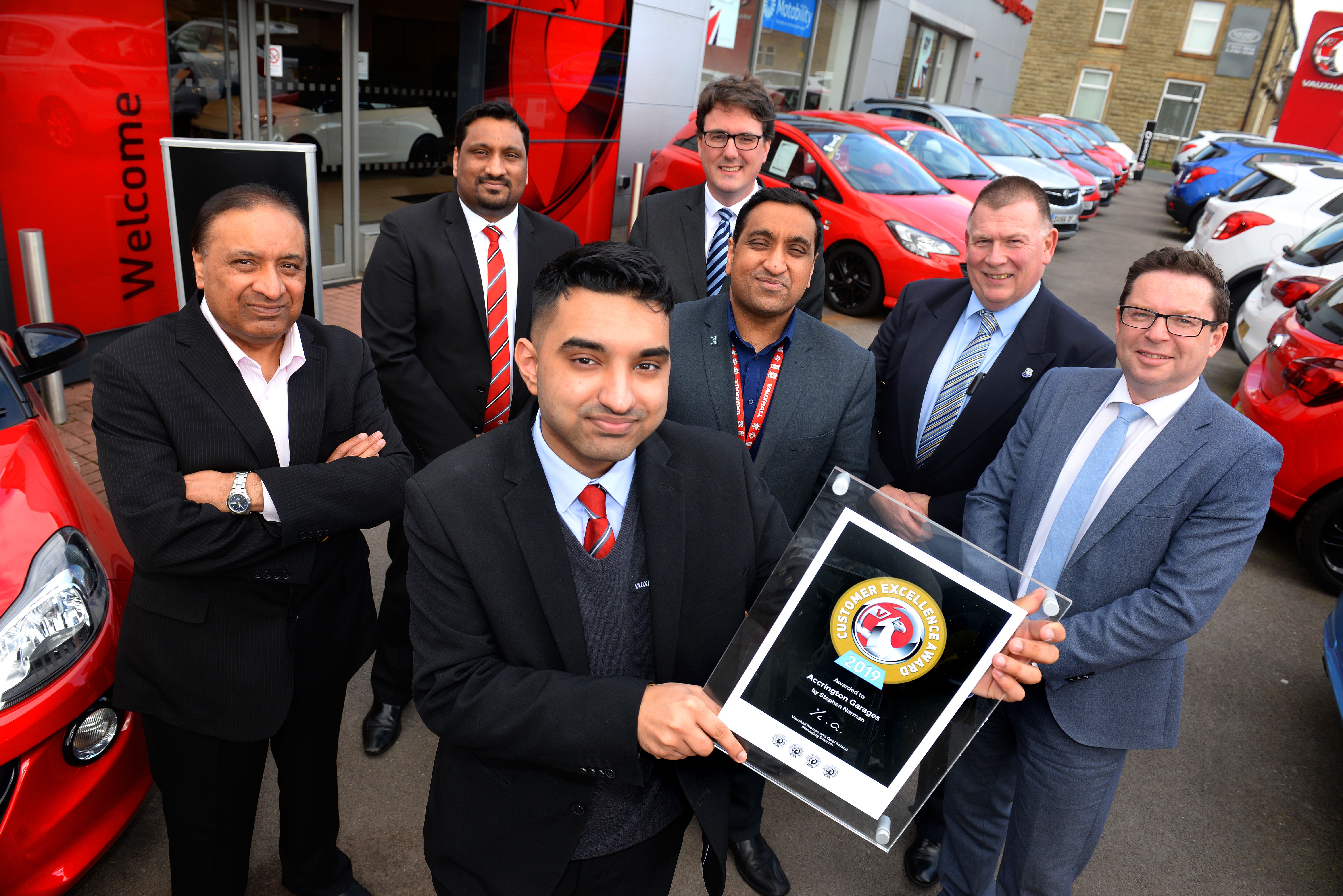 IT'S GOLD FOR ACCRINGTON GARAGES