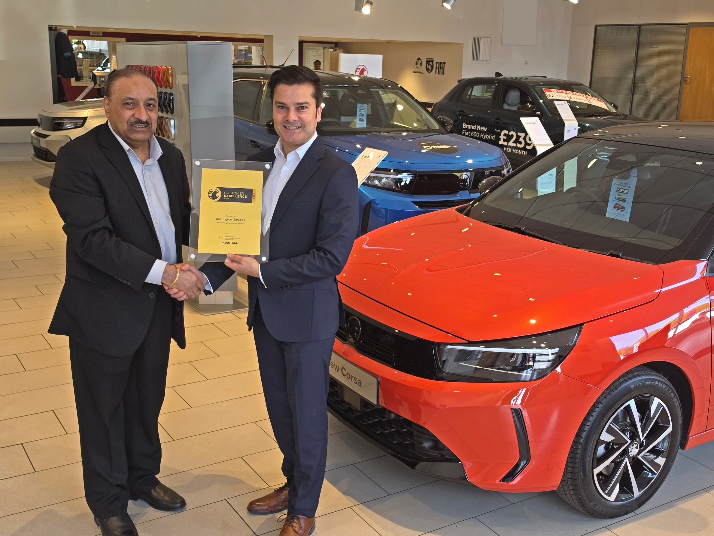NUMBER 1 VAUXHALL RETAILER FOR SECOND CONSECUTIVE YEAR