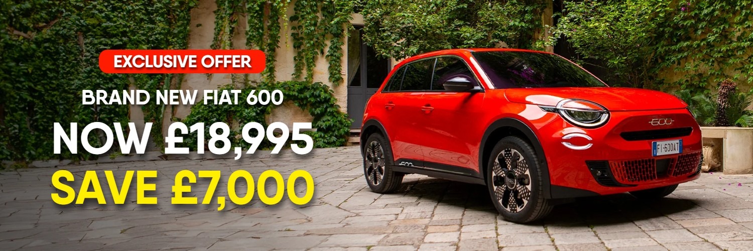 Brand New FIAT 600 from £18,995 - Whilst Stocks Last